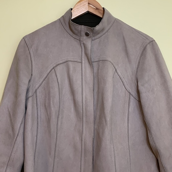 Unbranded Reversible Moto Style Tan Brown Zip Snap Jacket Medium - Picture 3 of 17